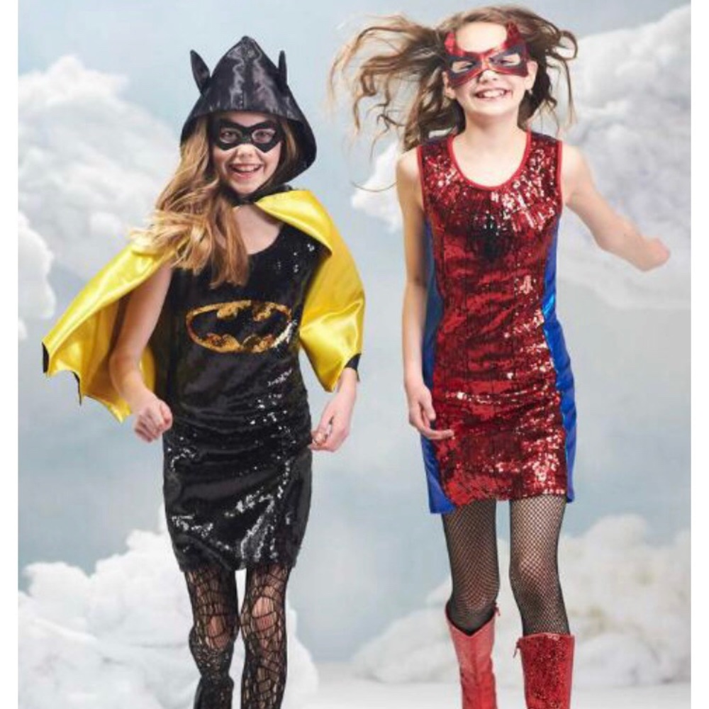 Superhero Batgirl HALLOWEEN costume size 6